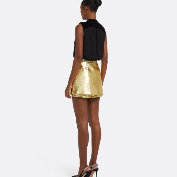 Safiyaa Terry Top in Black, view 3