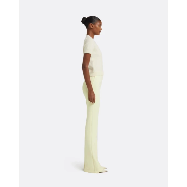 Zade Knitted T-Shirt in Ivory - Image 6