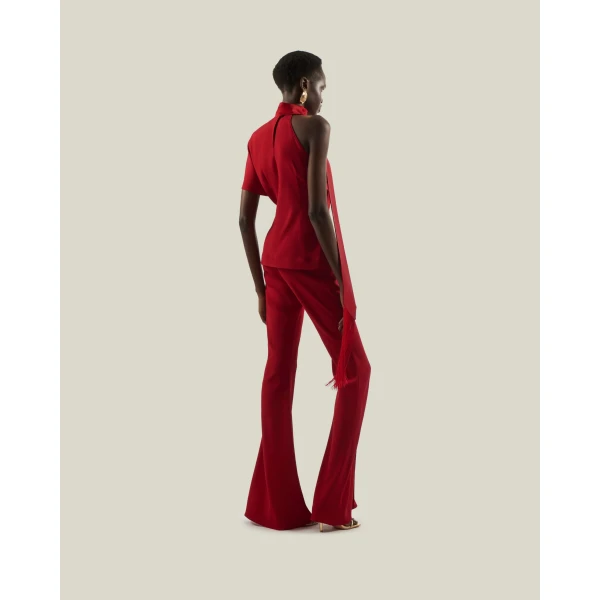 Taller Marmo kaftan dress with statement sleeves – designer fashion Luxury Shoes 
