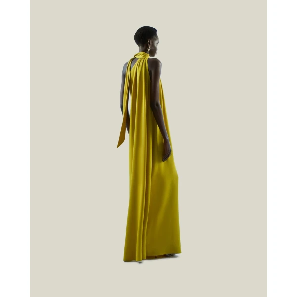 Taller Marmo kaftan dress with statement sleeves – designer fashion Luxury Shoes 