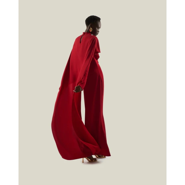 Taller Marmo kaftan dress with statement sleeves – designer fashion Luxury Shoes 