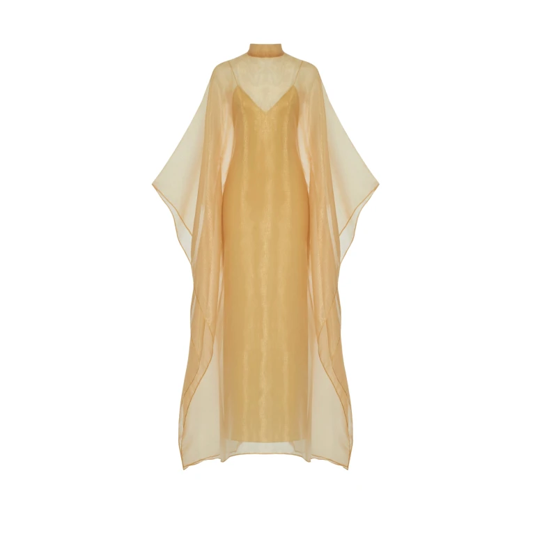 Taller Marmo feather dress – couture inspired evening gown available at Luxury Shoes 