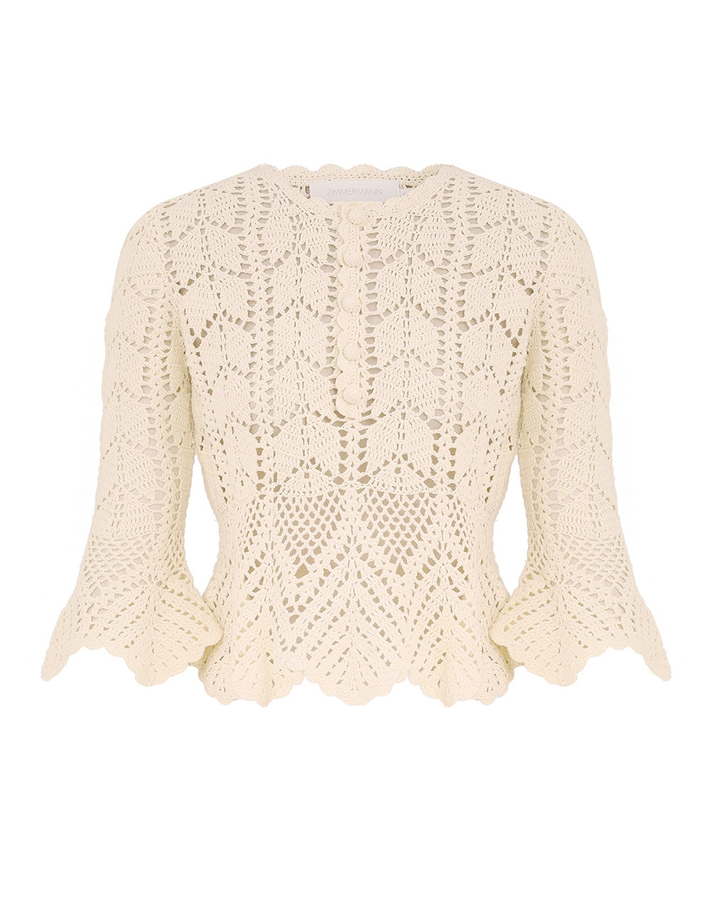 Zimmermann Awaken Lace Crochet Top