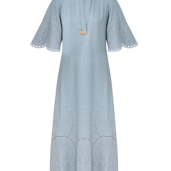 Zimmermann Daylight Denim Midi Dress