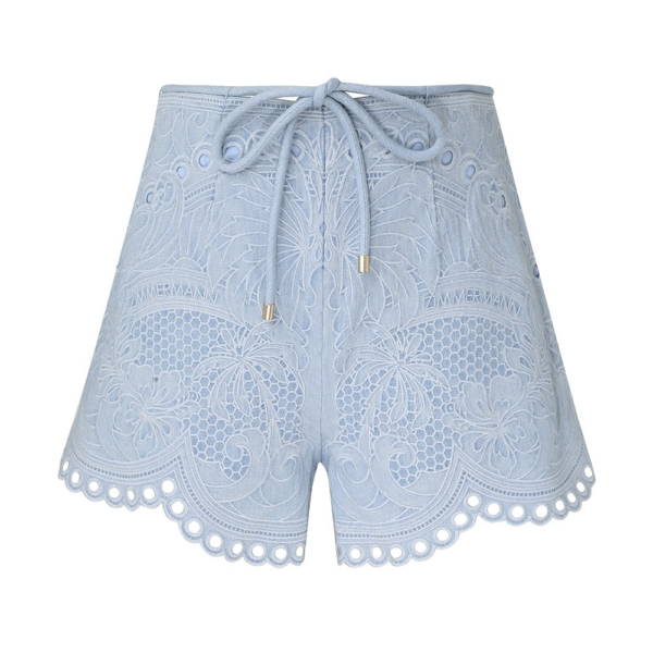 Zimmermann Daylight Denim Short