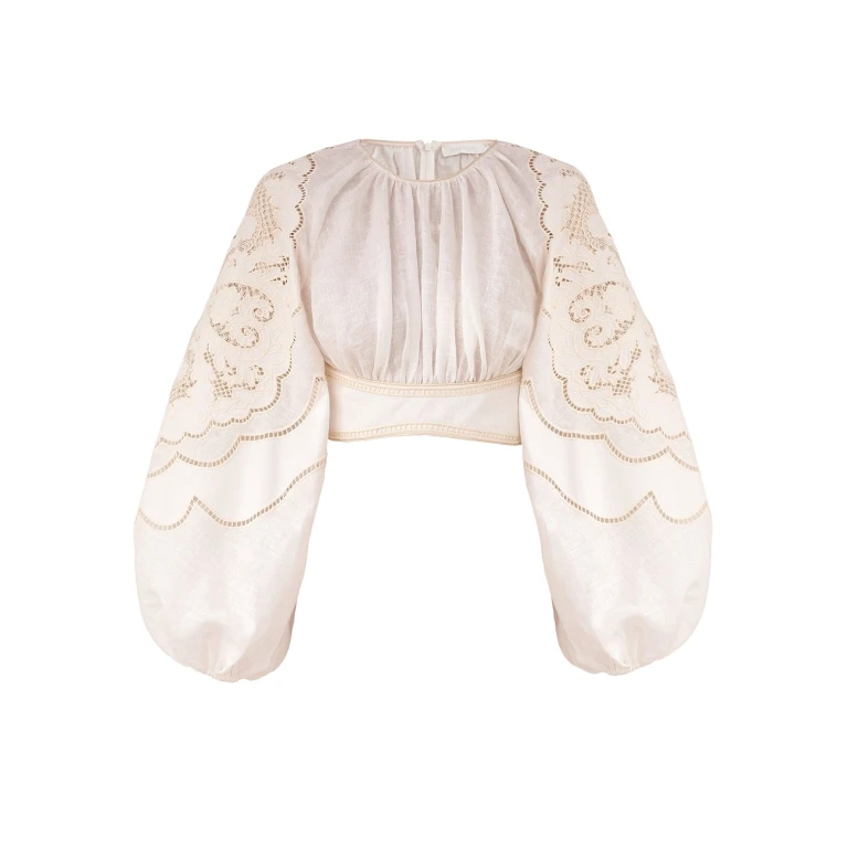 Elevate your elegance in this Zimmermann Tops   from the 2025 resort wear edit