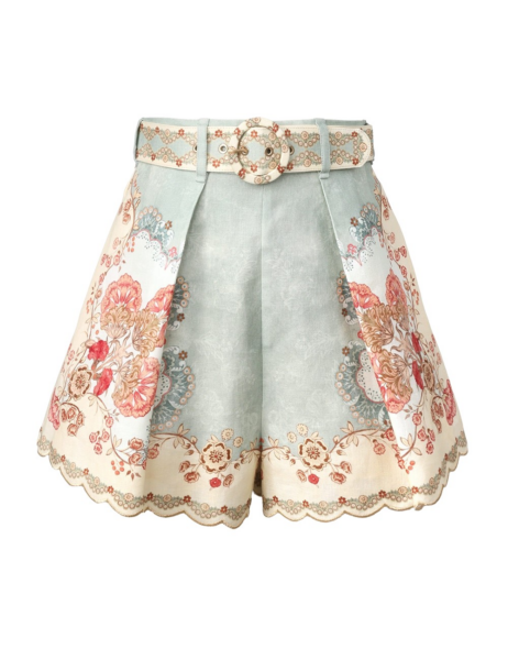 Elevate your elegance in this Zimmermann Shorts   from the 2025 resort wear edit