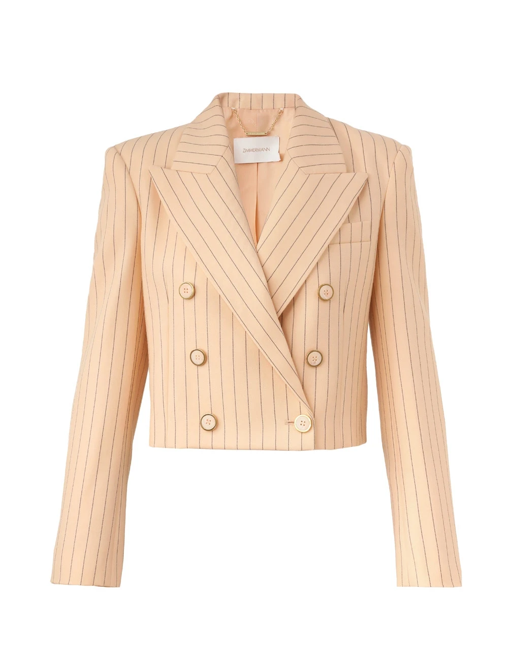Zimmermann Hypnotic Pinstripe Blazer | Ready to Wear 2025 Collection Luxury Shoes Elevate your elegance in this Zimmermann Jackets from the 2025 resort wear edit