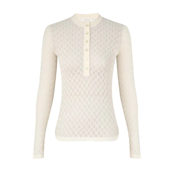 Elevate your elegance in this Zimmermann Tops   from the 2025 resort wear edit