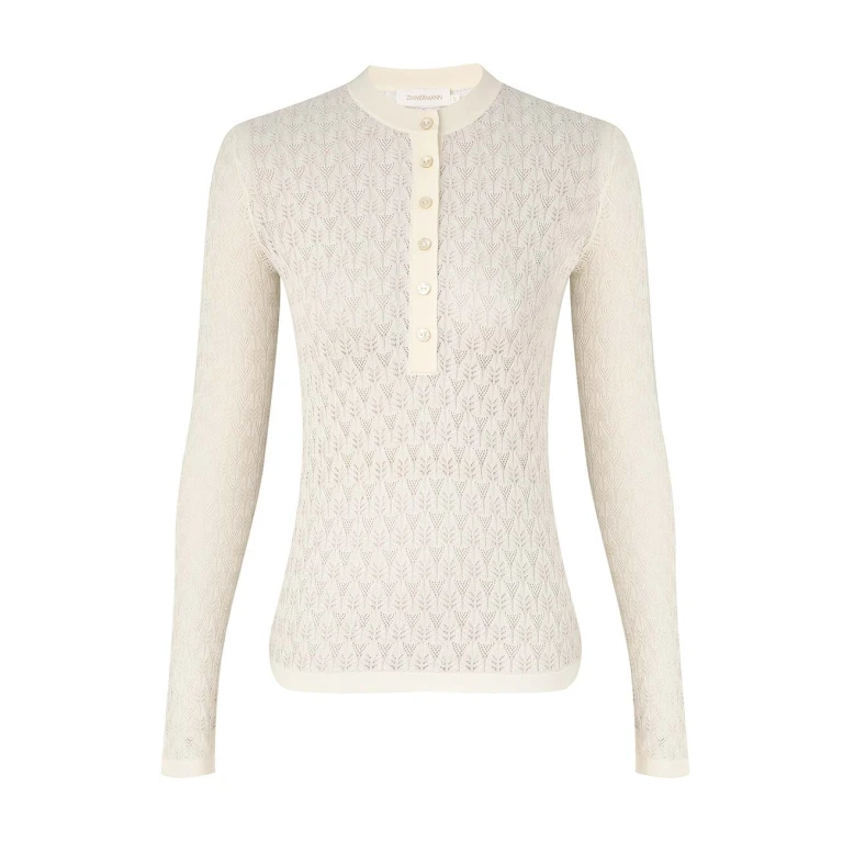 Elevate your elegance in this Zimmermann Tops   from the 2025 resort wear edit