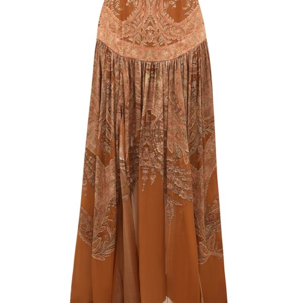 Zimmermann Memento Burnout Maxi Skirt