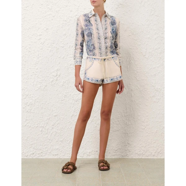 Elevate your elegance in this Zimmermann Tops   from the 2025 resort wear edit