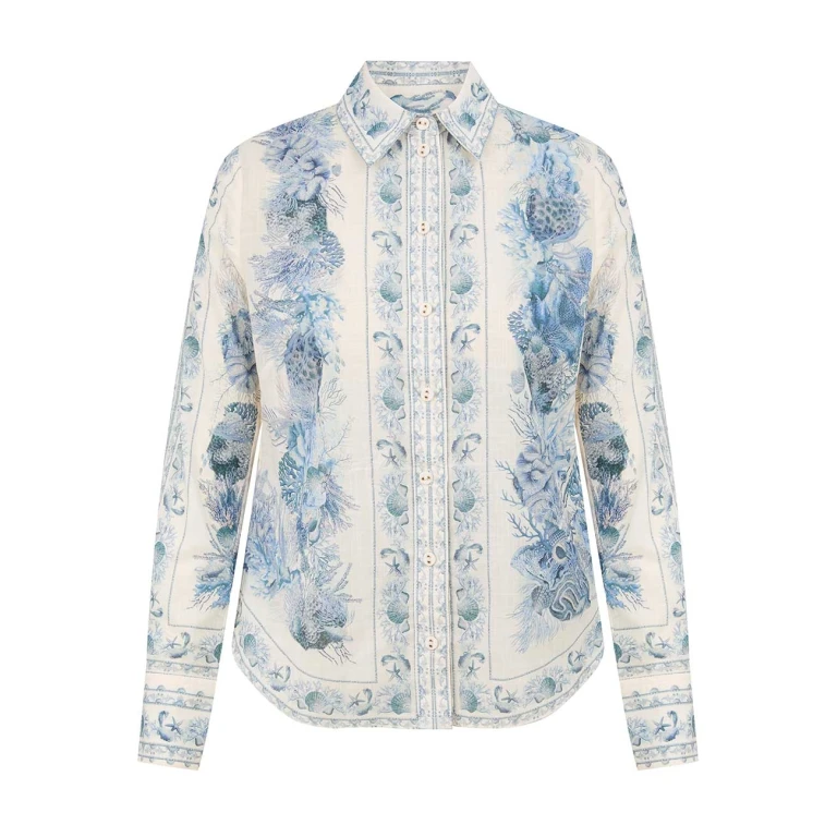 Elevate your elegance in this Zimmermann Tops   from the 2025 resort wear edit