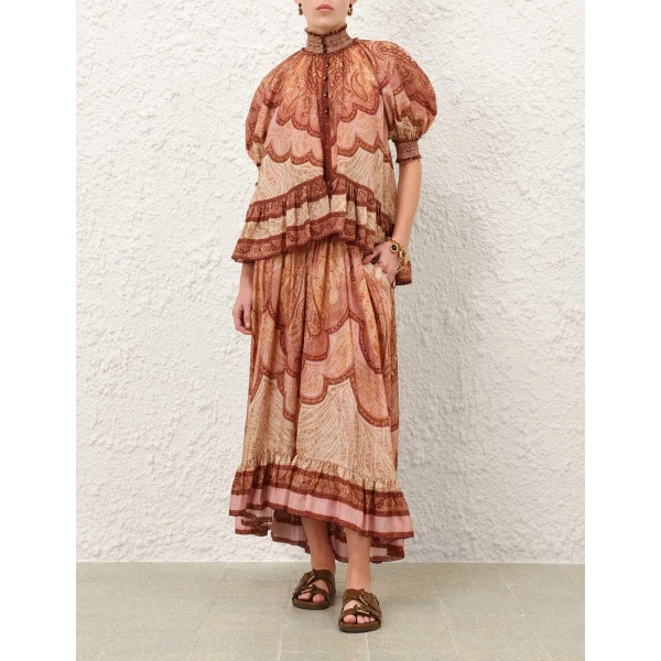 Elevate your elegance in this Zimmermann Tops   from the 2025 resort wear edit