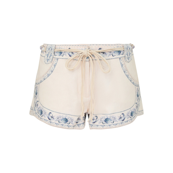 Elevate your elegance in this Zimmermann Shorts   from the 2025 resort wear edit