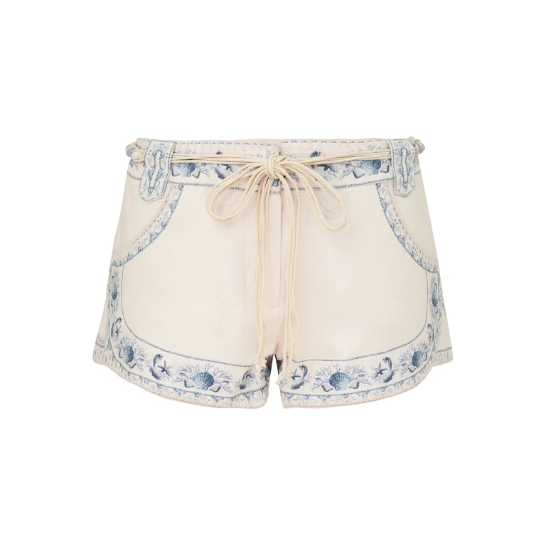 Elevate your elegance in this Zimmermann Shorts   from the 2025 resort wear edit