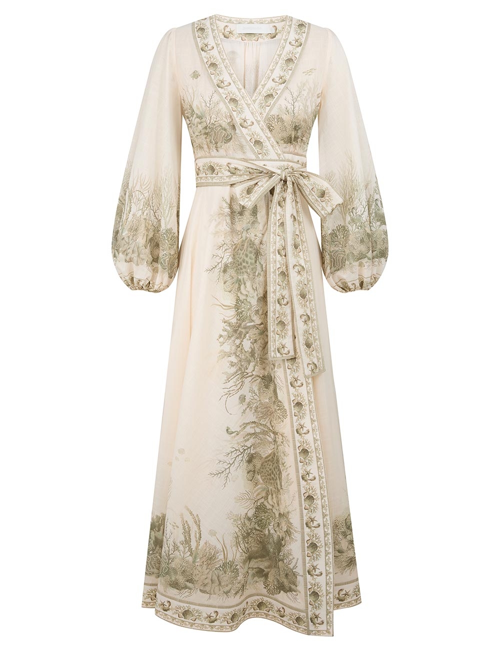 Zimmermann Wanderlust Wrap Midi Dress