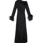 Elevate your elegance in this 16Arlington  from the luxury feather dress edit