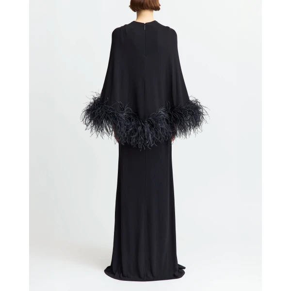Elevate your elegance in this 16Arlington  from the luxury feather dress edit