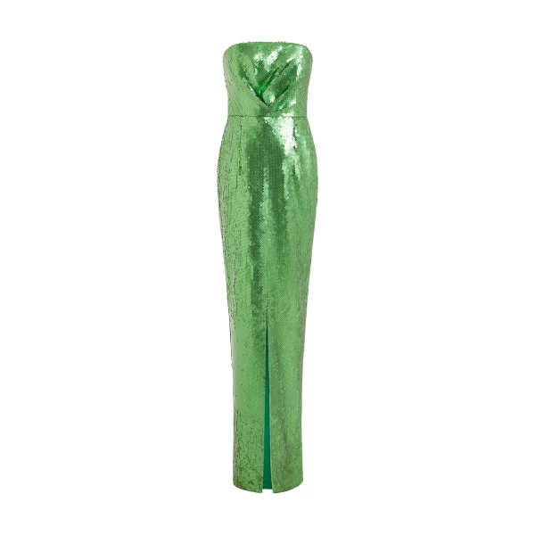 Elevate your elegance in this 16Arlington  from the luxury feather dress edit