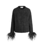 Elevate your elegance in this 16Arlington  from the luxury feather dress edit