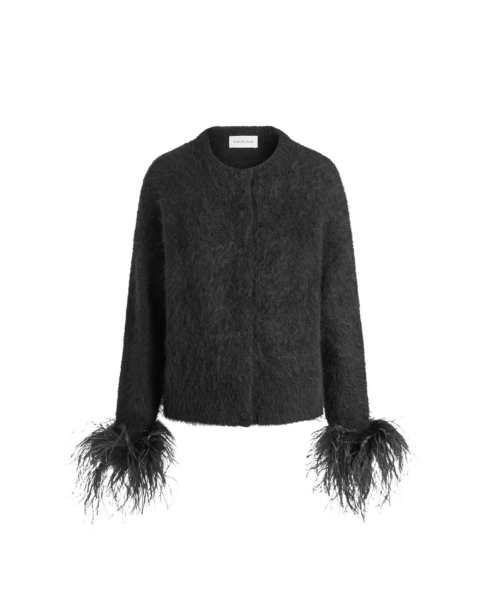 Elevate your elegance in this 16Arlington  from the luxury feather dress edit