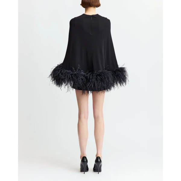 Elevate your elegance in this 16Arlington  from the luxury feather dress edit