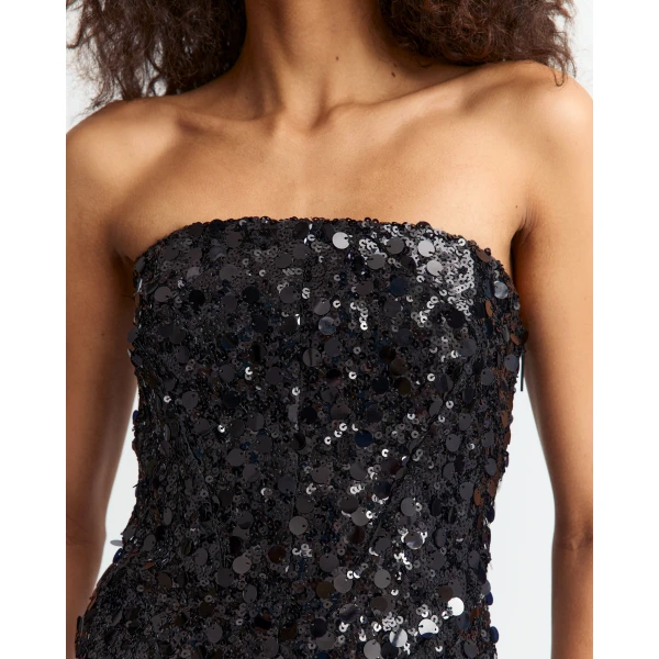 Elevate your elegance in this 16Arlington  from the luxury feather dress edit