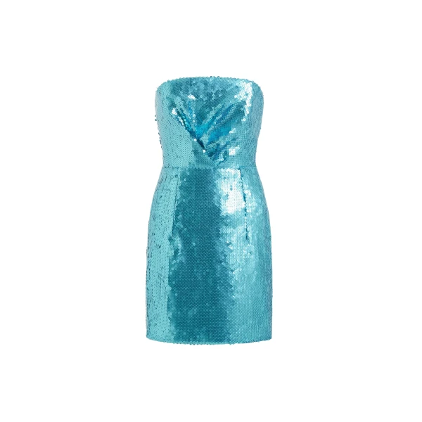 Elevate your elegance in this 16Arlington  from the luxury feather dress edit