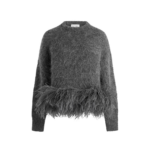 Elevate your elegance in this 16Arlington  from the luxury feather dress edit