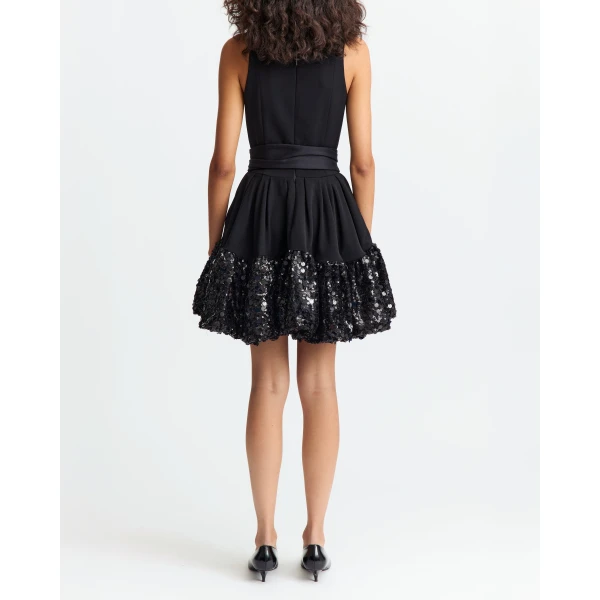 Elevate your elegance in this 16Arlington  from the luxury feather dress edit