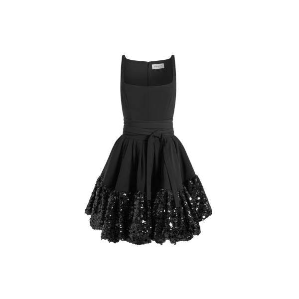 Elevate your elegance in this 16Arlington  from the luxury feather dress edit