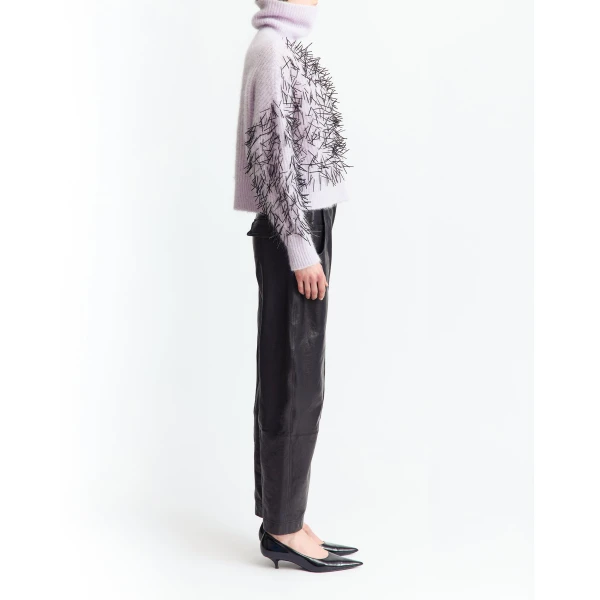 Elevate your elegance in this 16Arlington  from the luxury feather dress edit