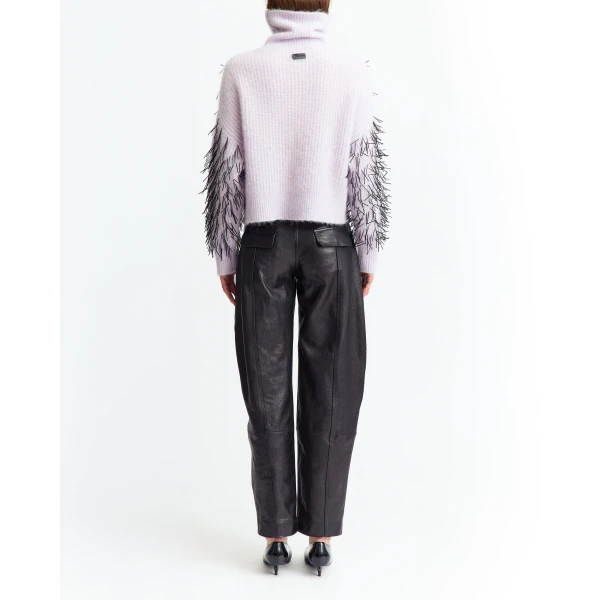 Elevate your elegance in this 16Arlington  from the luxury feather dress edit