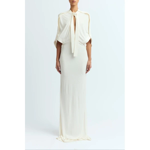 Elevate your elegance in this 16Arlington  from the luxury feather dress edit