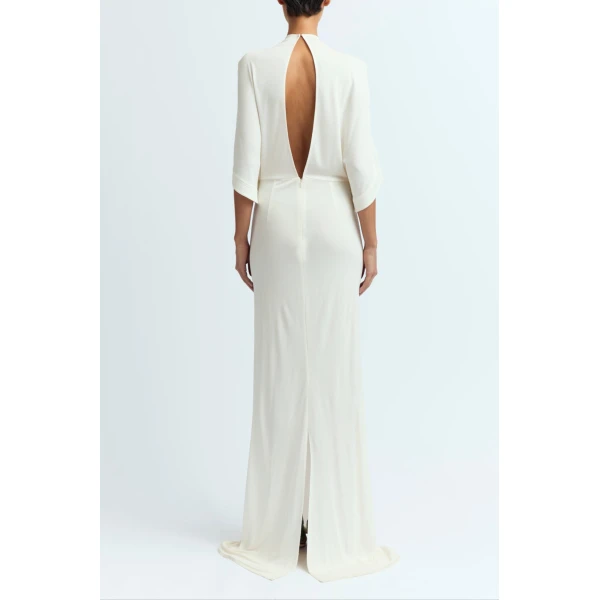 Elevate your elegance in this 16Arlington  from the luxury feather dress edit