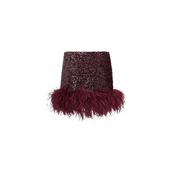 Elevate your elegance in this 16Arlington  from the luxury feather dress edit