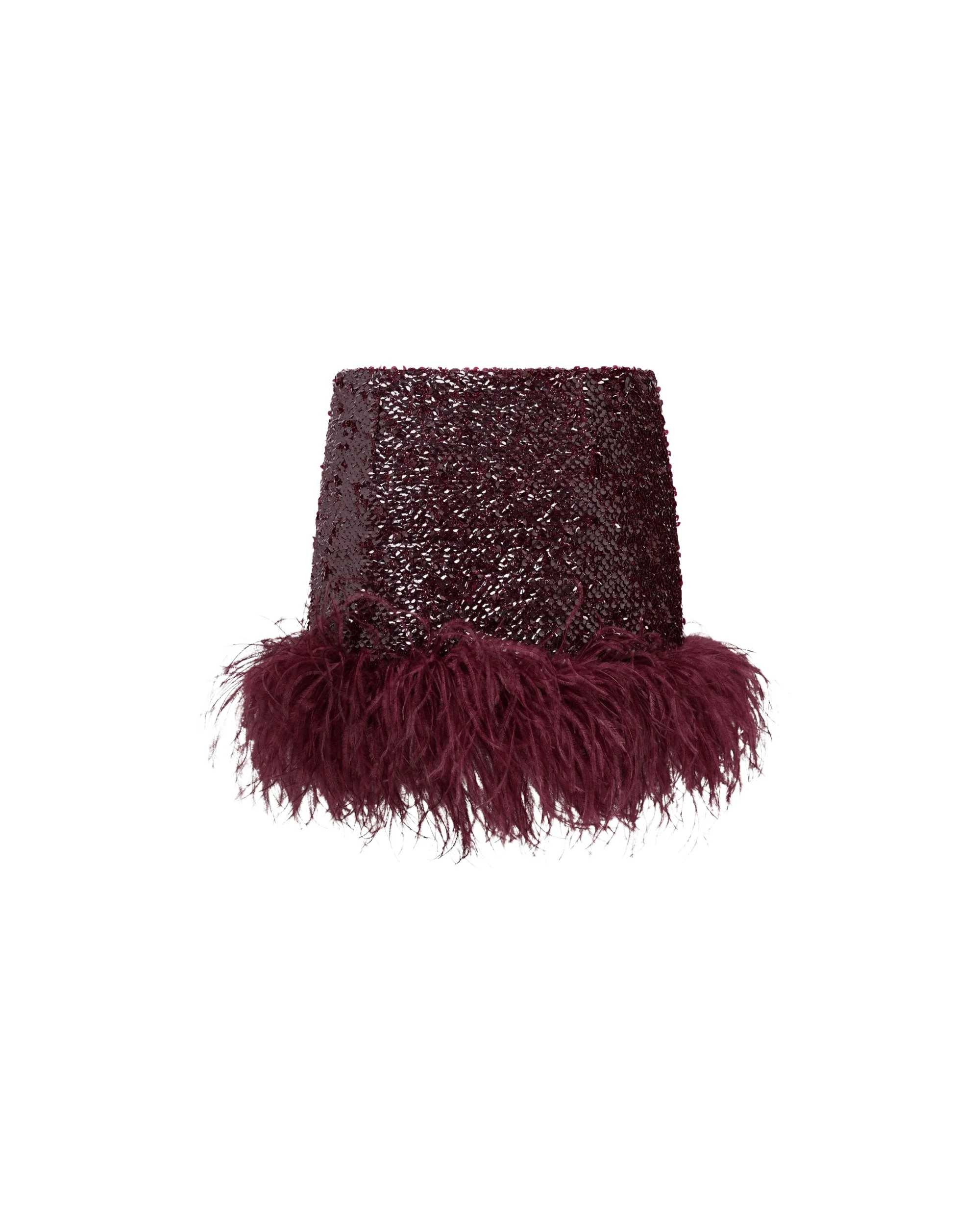 16Arlington-Giaci-Mini-Skirt-In-Textured-Sequin-coveti-523717_nobg Elevate your elegance in this 16Arlington from the luxury feather dress edit
