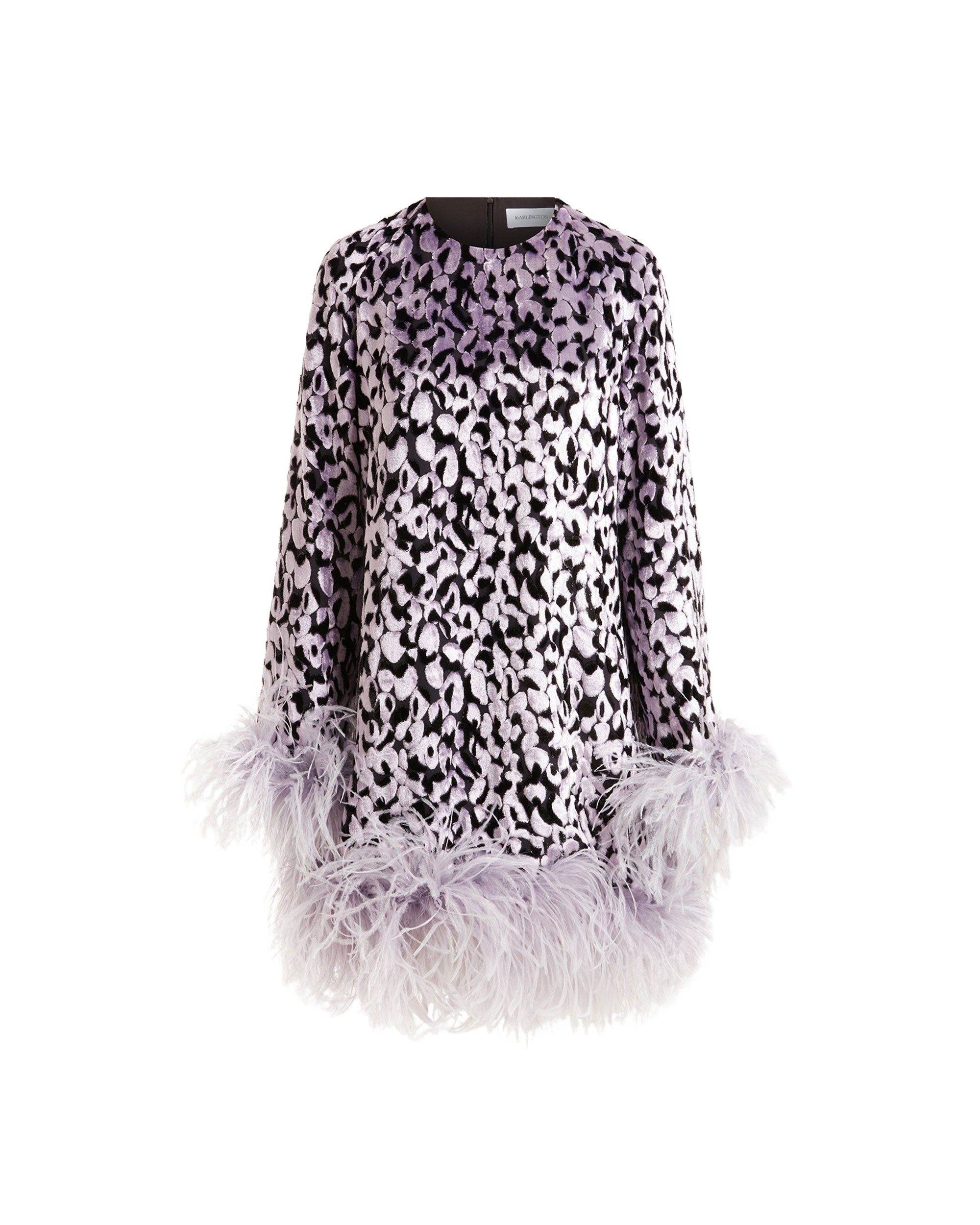 16Arlington-Hodi-Mini-Dress-In-Devore-coveti-535751_nobg Elevate your elegance in this 16Arlington from the luxury feather dress edit