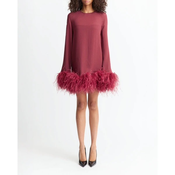 Elevate your elegance in this 16Arlington  from the luxury feather dress edit