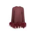 Elevate your elegance in this 16Arlington  from the luxury feather dress edit