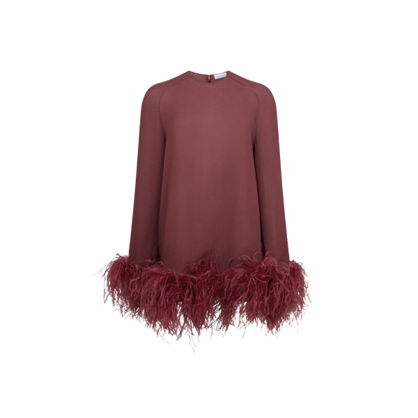 Elevate your elegance in this 16Arlington  from the luxury feather dress edit