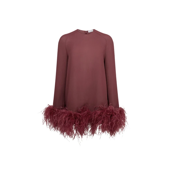 Elevate your elegance in this 16Arlington  from the luxury feather dress edit