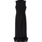Elevate your elegance in this 16Arlington  from the luxury feather dress edit