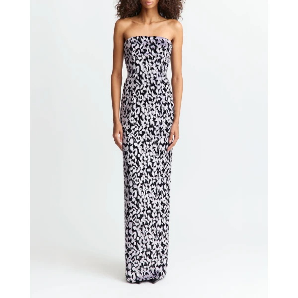 Elevate your elegance in this 16Arlington  from the luxury feather dress edit