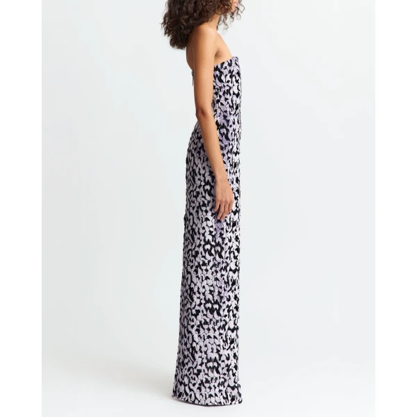 Elevate your elegance in this 16Arlington  from the luxury feather dress edit