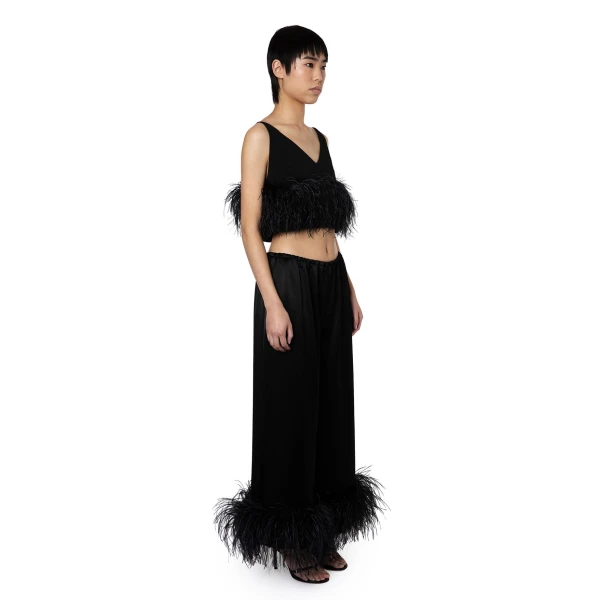 Elevate your elegance in this 16Arlington  from the luxury feather dress edit