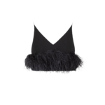 Elevate your elegance in this 16Arlington  from the luxury feather dress edit