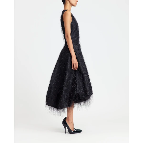 Elevate your elegance in this 16Arlington  from the luxury feather dress edit