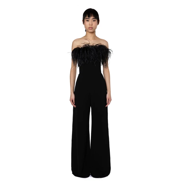 Elevate your elegance in this 16Arlington  from the luxury feather dress edit